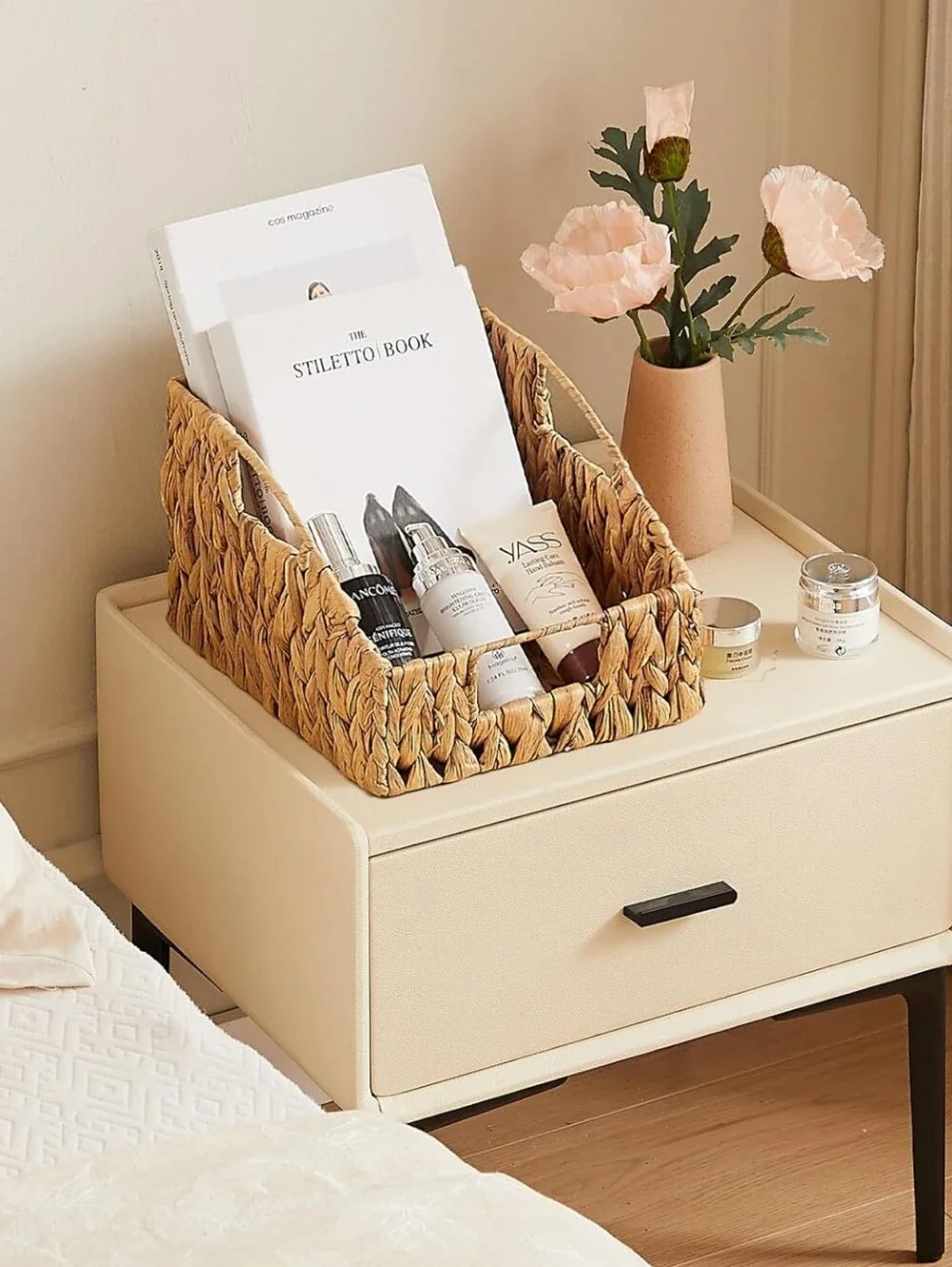 New Handwoven Water Hyacinth Storage Basket